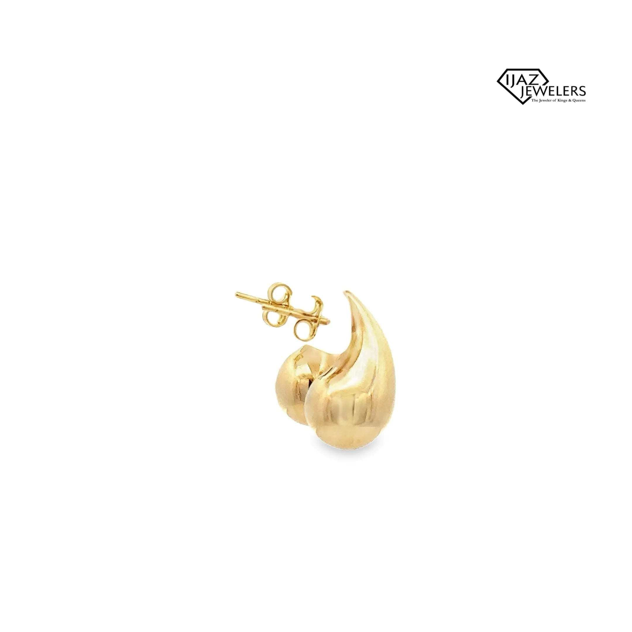 10K Gold Medium Tear Drop Earrings