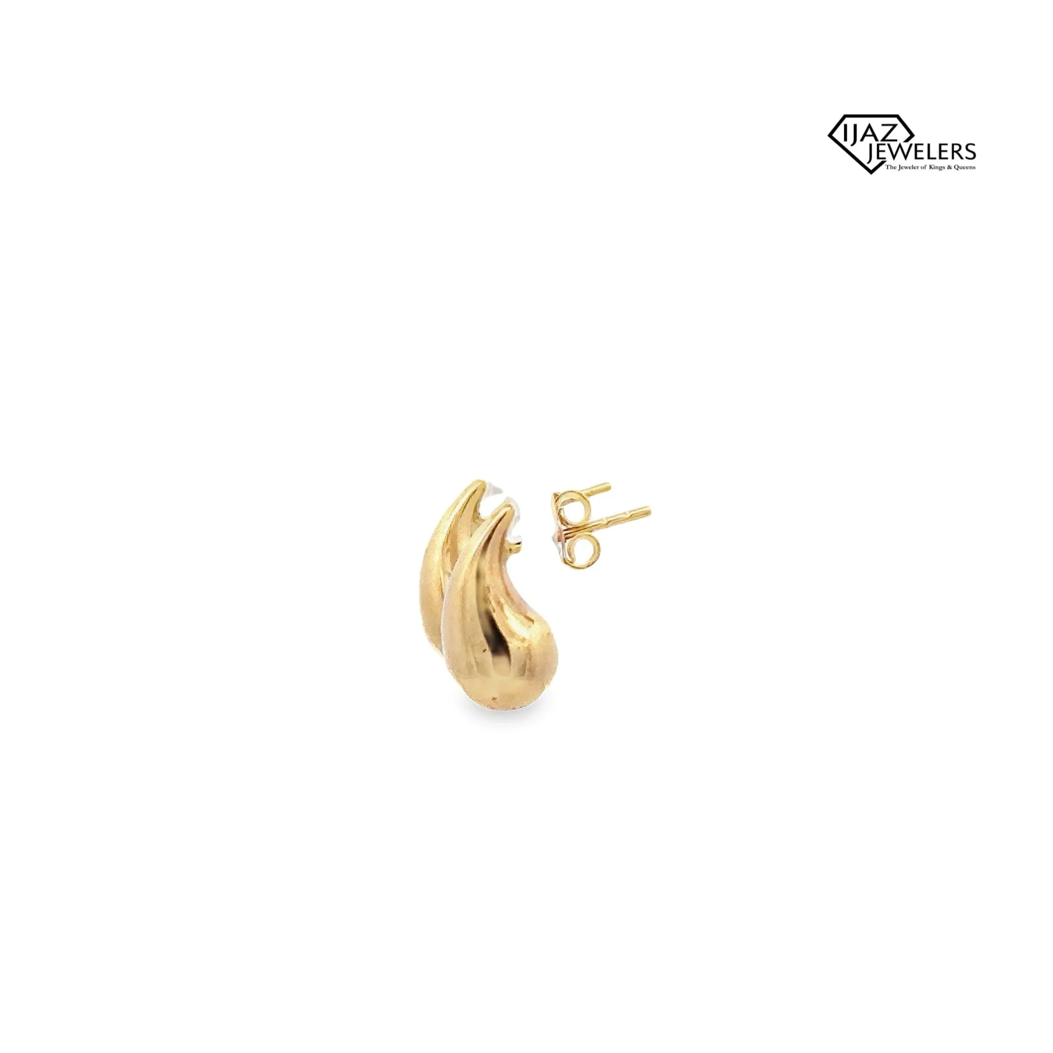 10K Gold Small Tear Drop Earrings
