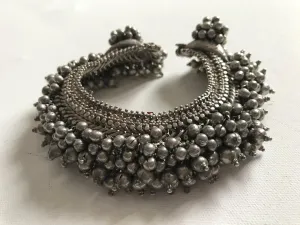 1203 One Silver Anklet Payal Indian Jewelry