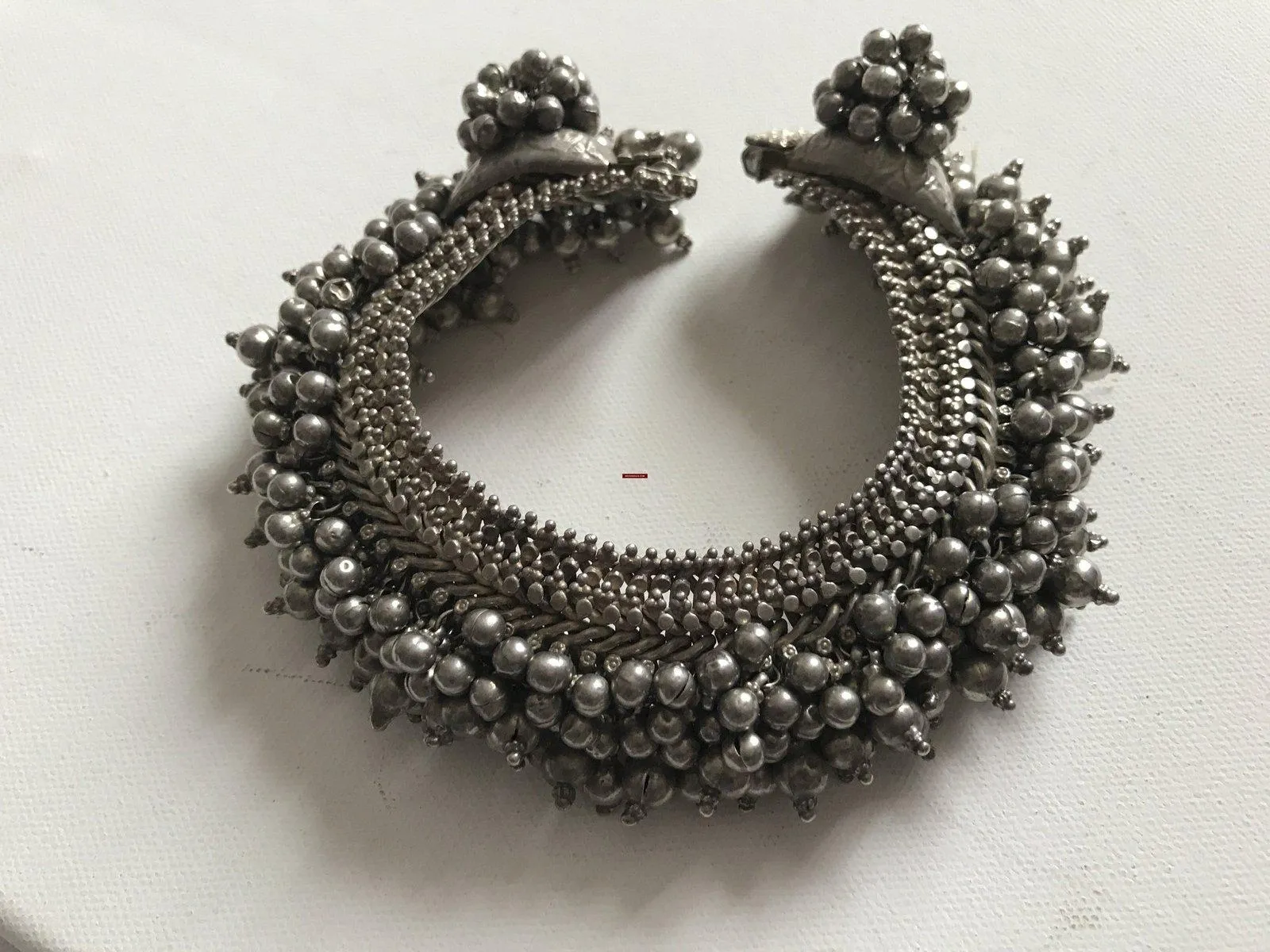 1203 One Silver Anklet Payal Indian Jewelry