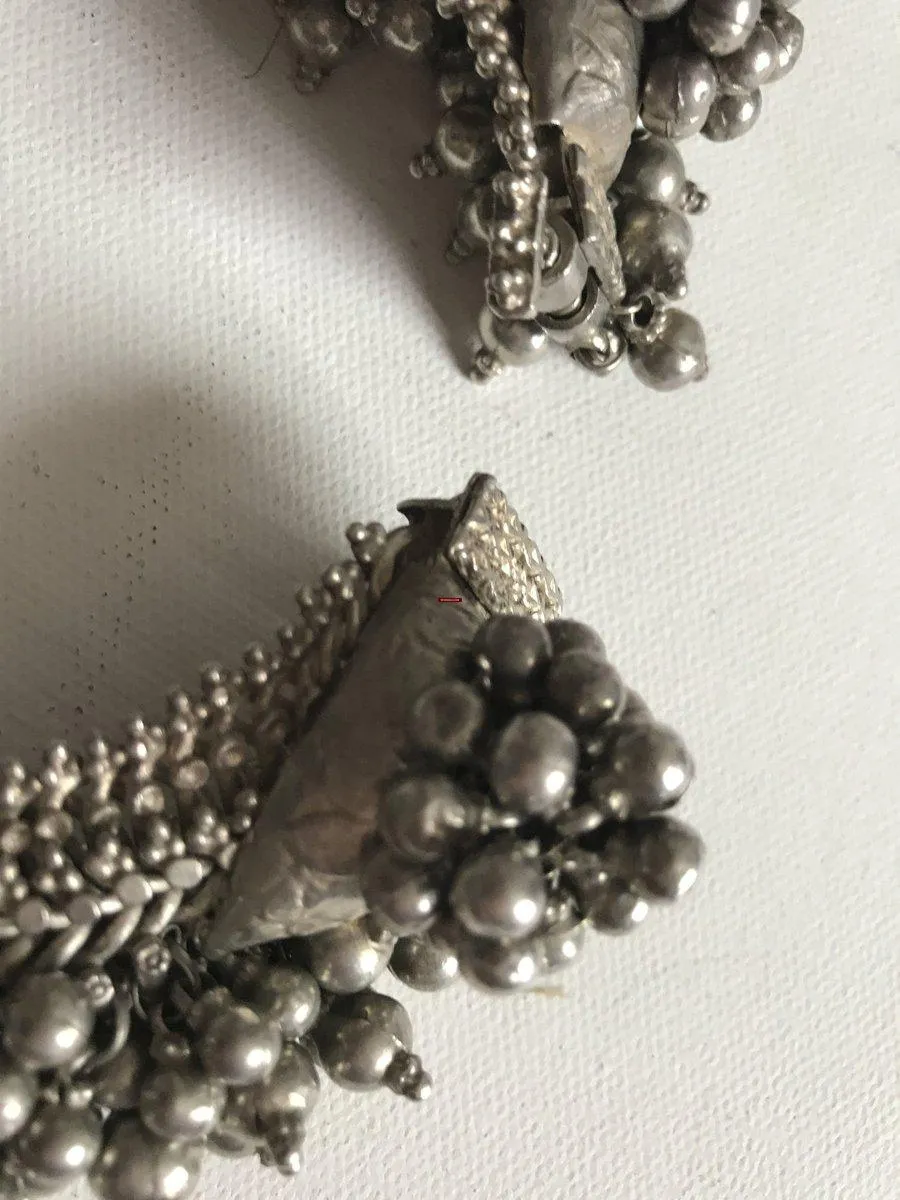 1203 One Silver Anklet Payal Indian Jewelry