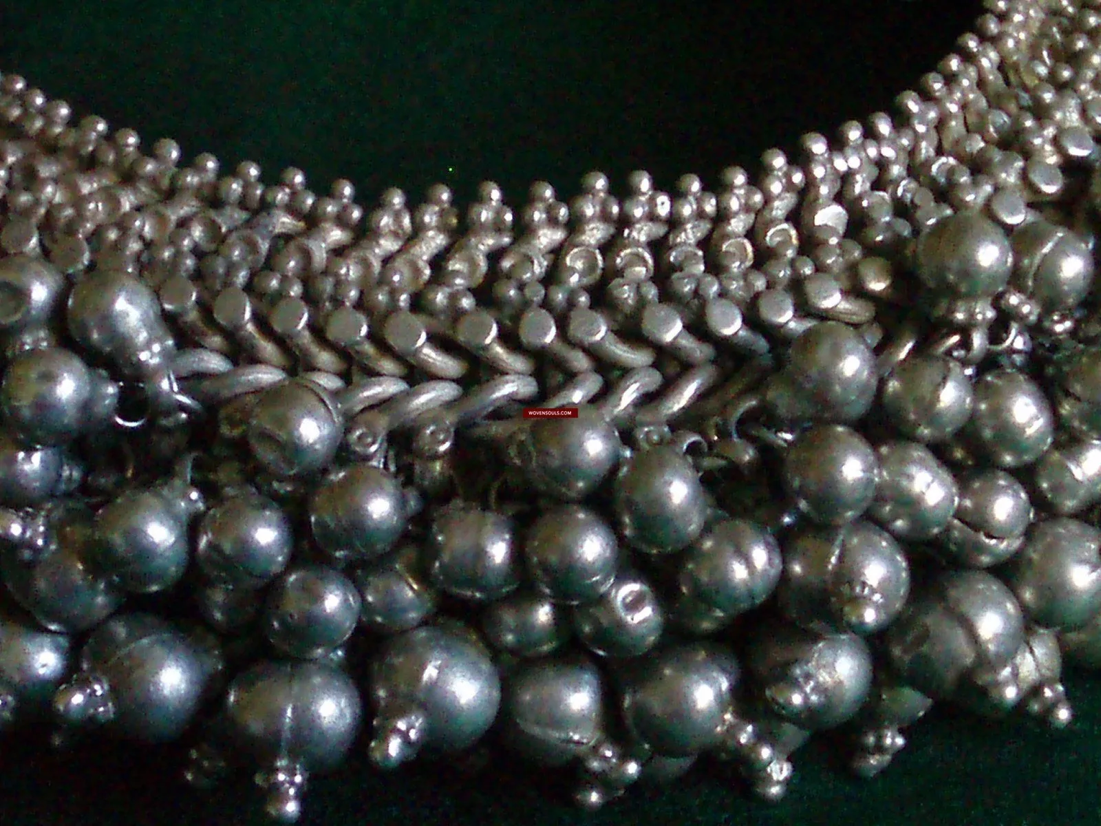 1203 One Silver Anklet Payal Indian Jewelry