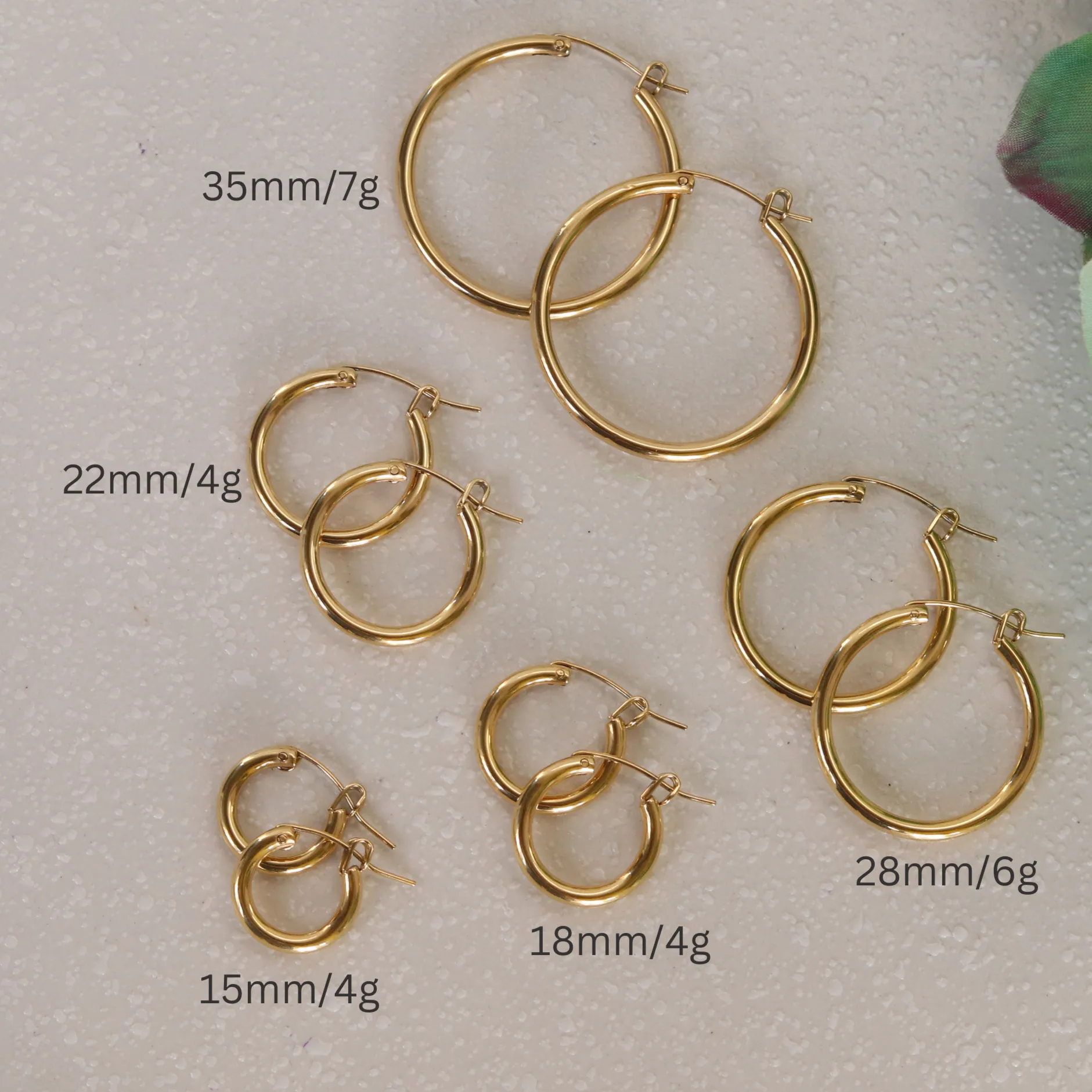 14K Gold-Filled Hoop Earrings