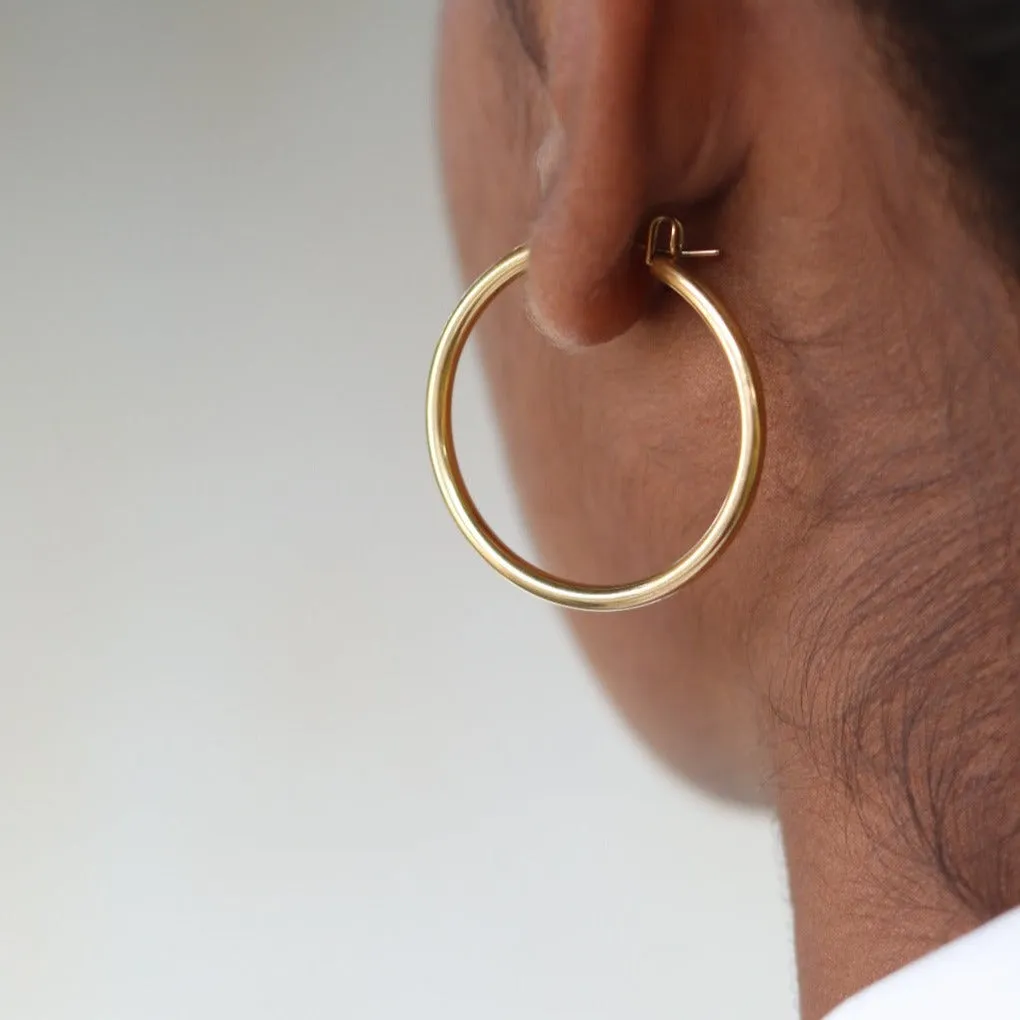 14K Gold-Filled Hoop Earrings
