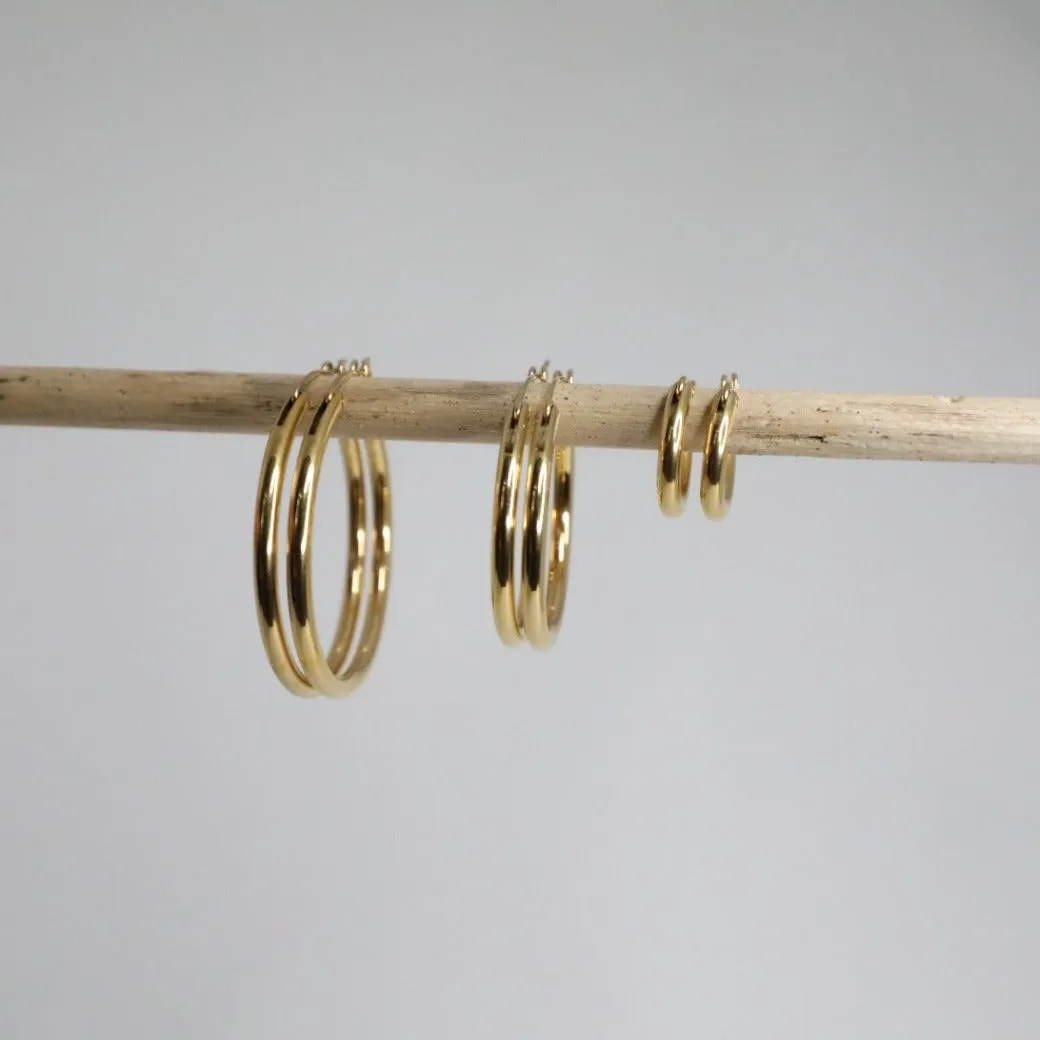 14K Gold-Filled Hoop Earrings