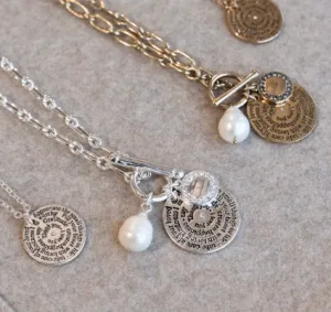 2018-0871 Necklace Note to Self - Silver