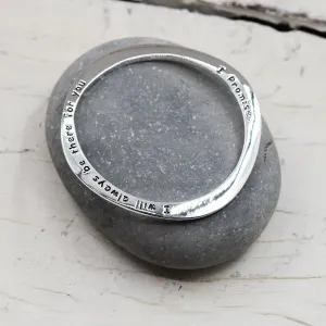 6cm diameter "I will always be there for you..I promise"