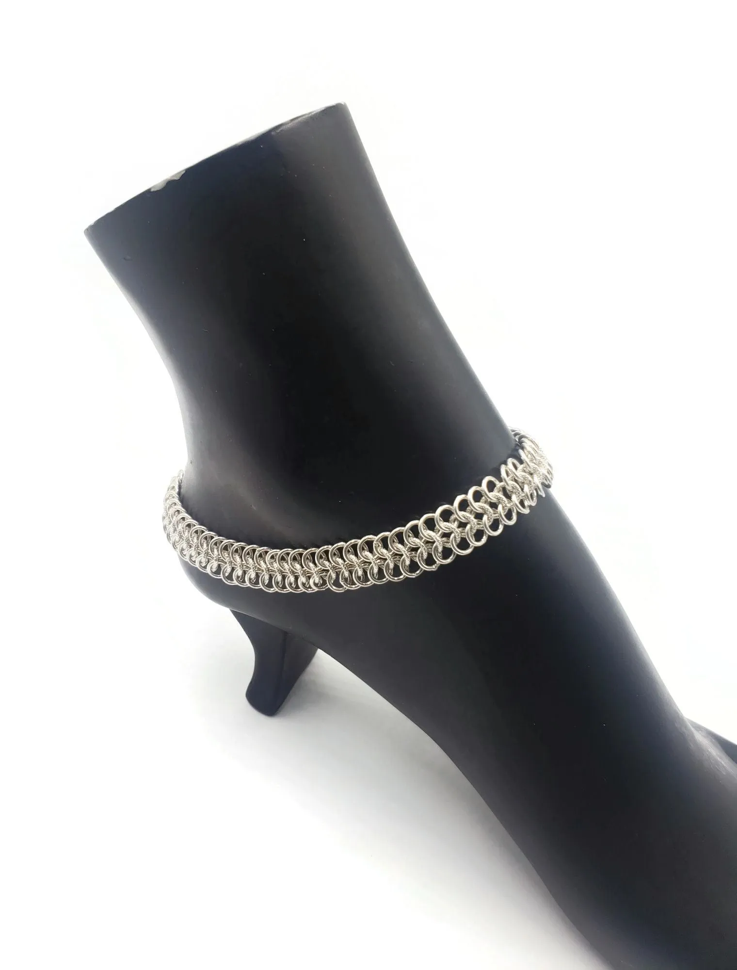 925 Sterling Silver Bridal Anklet - #42