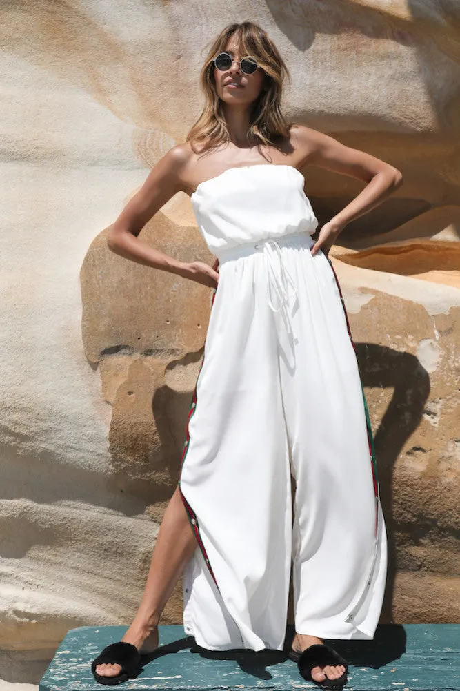 About Time Jumpsuit White