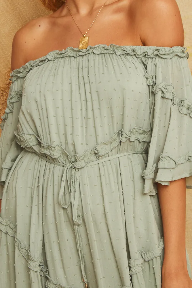Bailow Midi Dress Olive