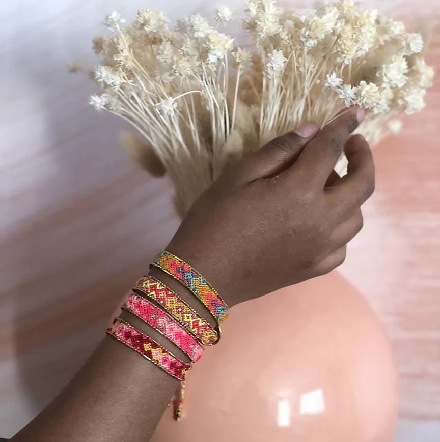 Bali Friendship Bracelet - Fire Stream