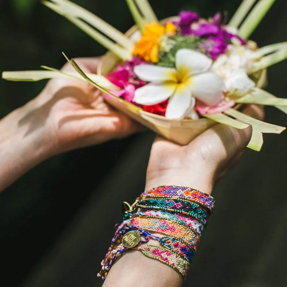 Bali Friendship Bracelet - Fire Stream