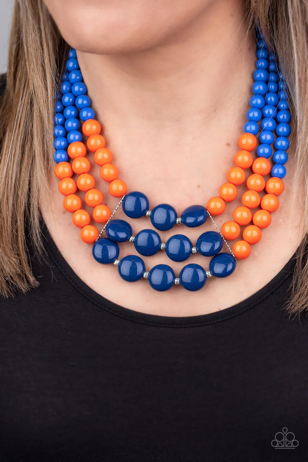 Beach Bauble Blue-Necklace