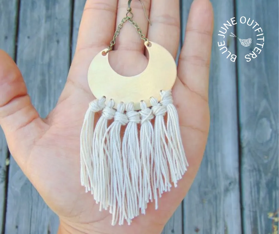 Bohemian Fringed Statement Earrings