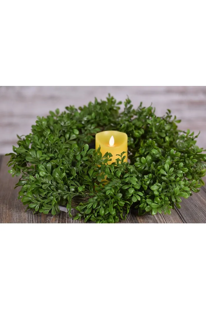 Boxwood Candle Ring