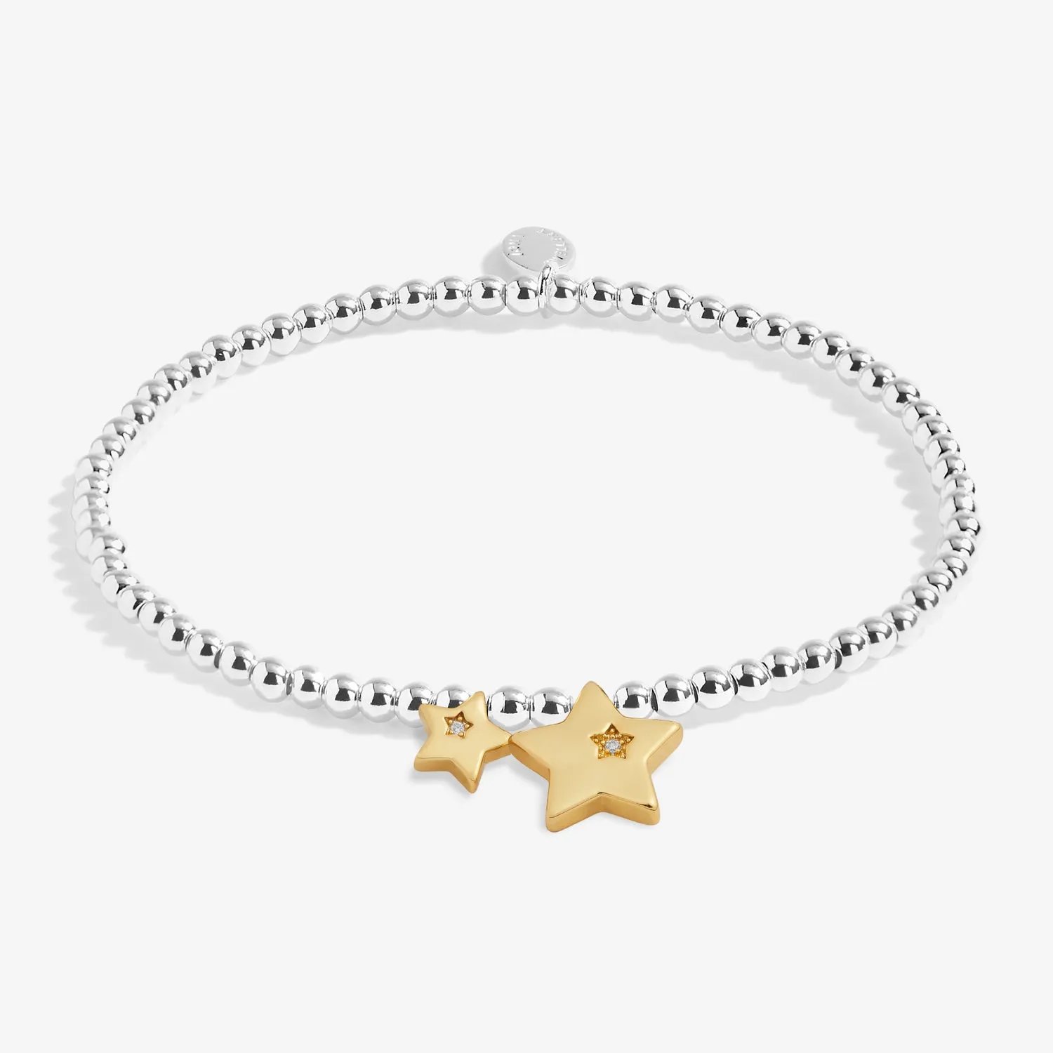 Christmas Boxed A Little Merry Christmas Silver Gold Plated Bracelet 7800