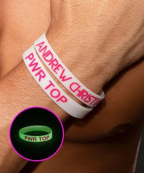 Glow-In-The-Dark PWR TOP Wristband