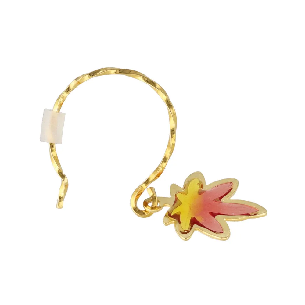 Gradient Momiji Leaf Earrings