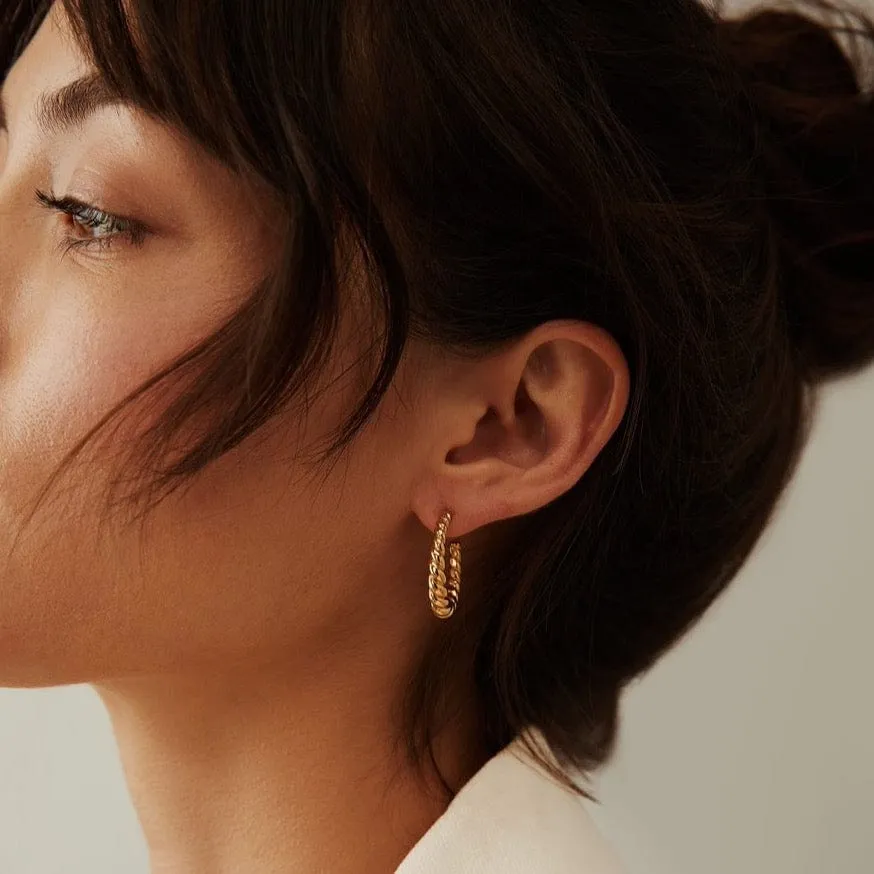 Medium Twisted Earrings