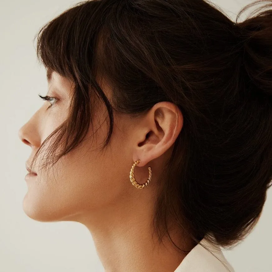 Medium Twisted Earrings