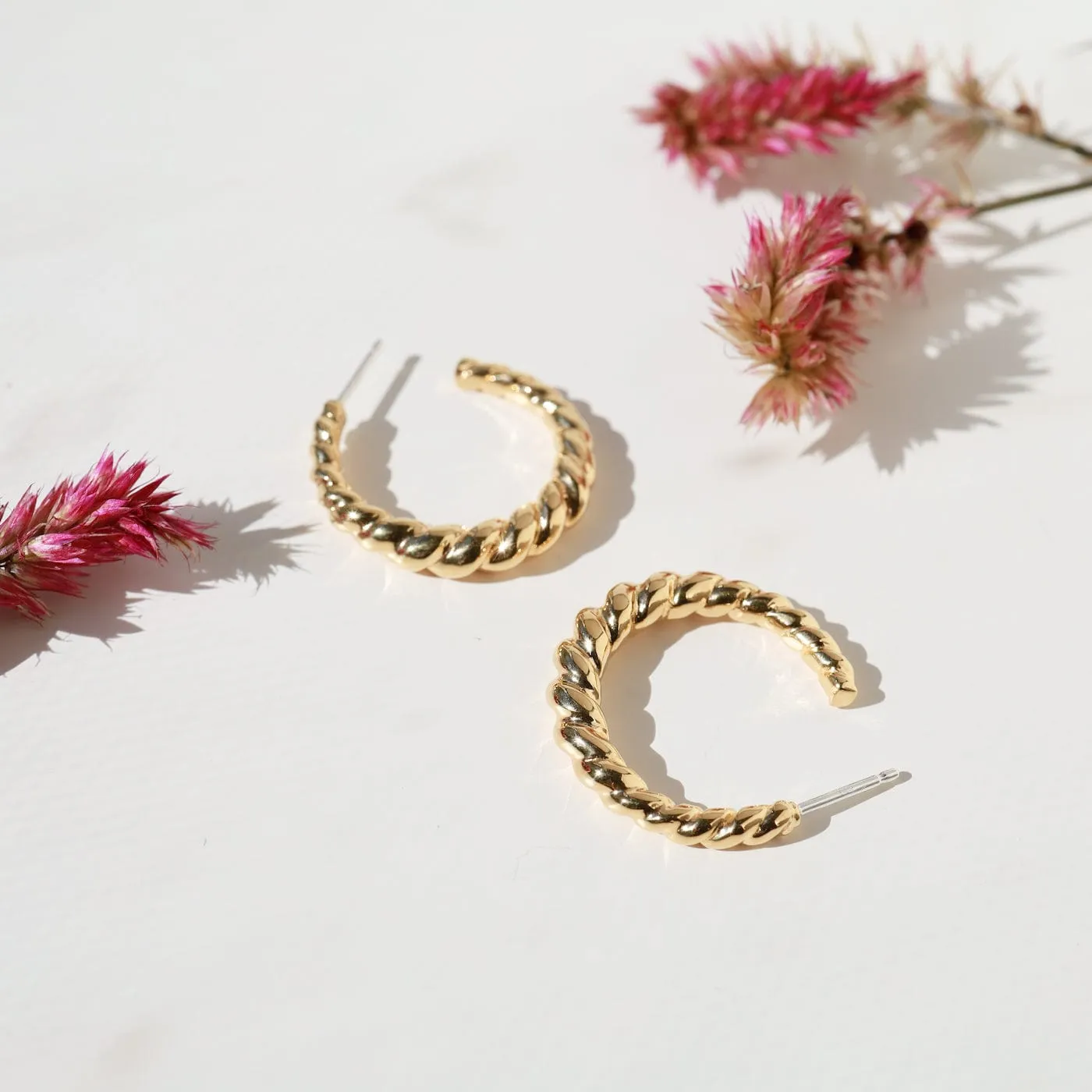 Medium Twisted Earrings