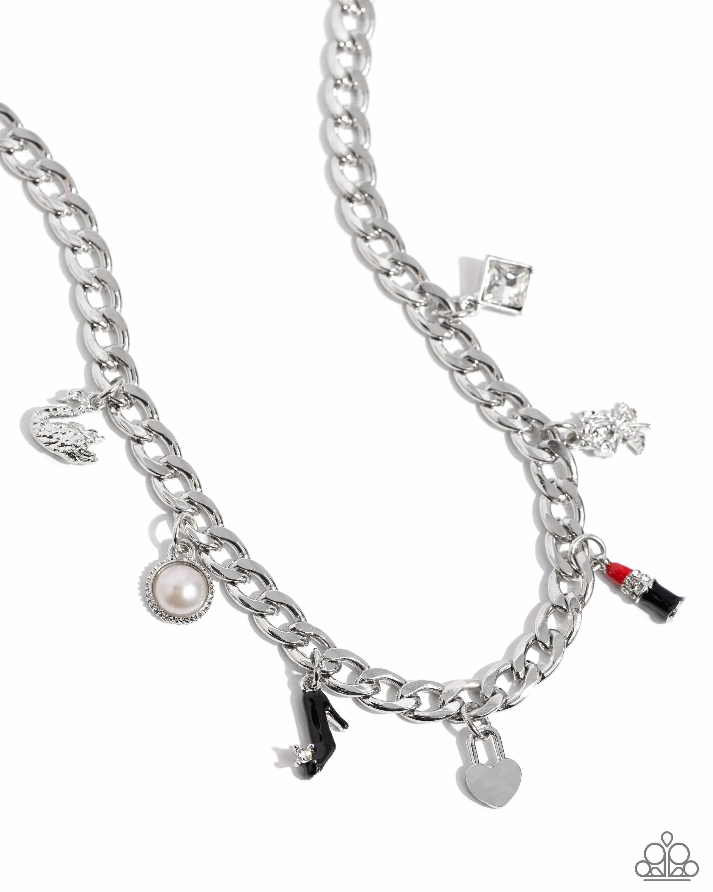 Necklaces Shopaholic Slay - Red LOP N419