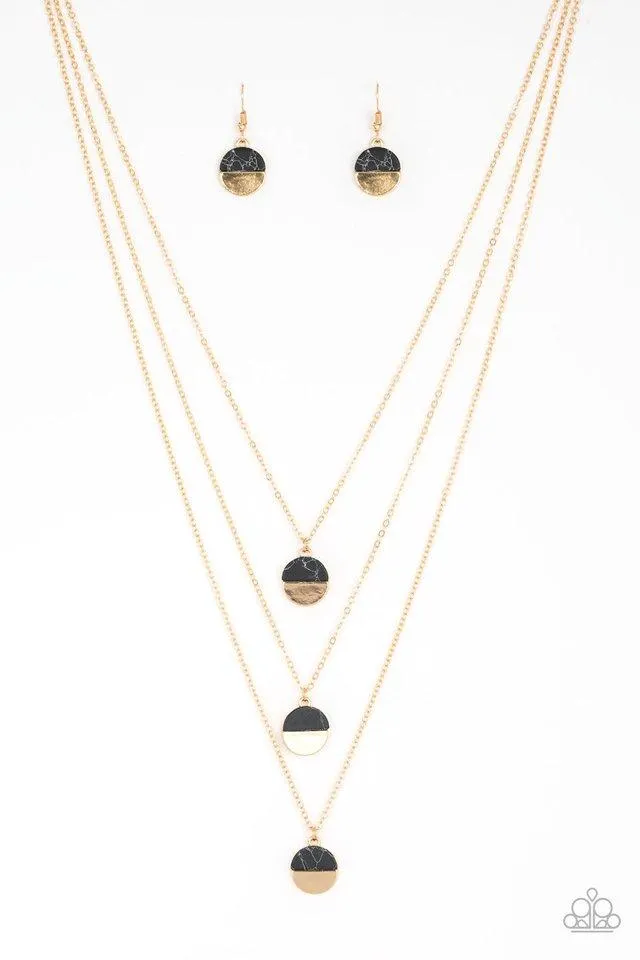 Paparazzi Necklace ~ Rural Reconstruction - Black