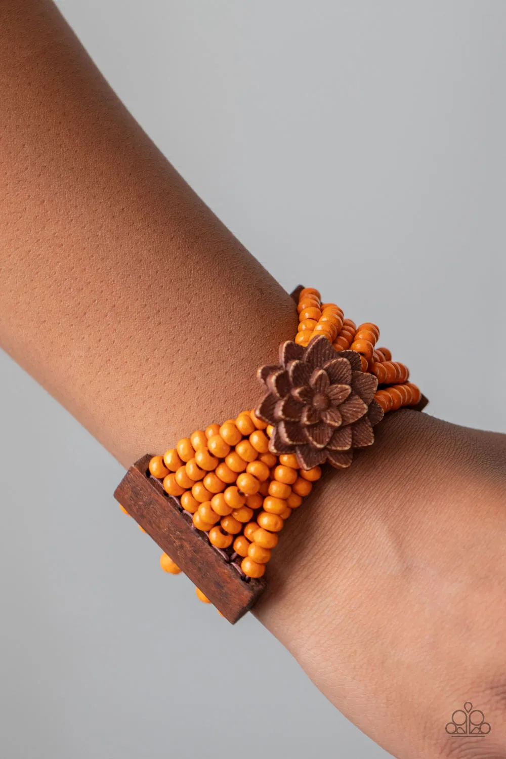 PAPARAZZI Tropical Sanctuary - Orange Bracelet