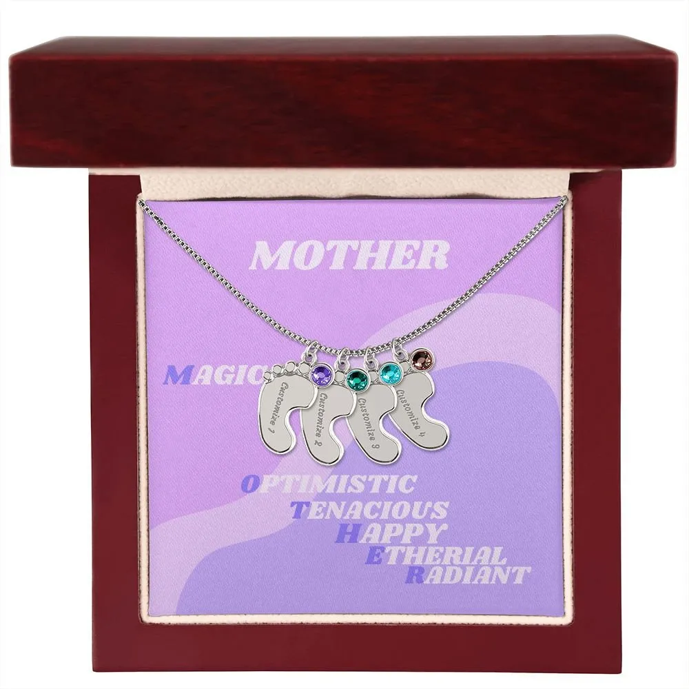 Personalized Mom Necklace, Custom Mothers Day Gift, Custom Mom Gift, Kids Name Necklace for Mom, Children Name Necklace, Baby Name Gift