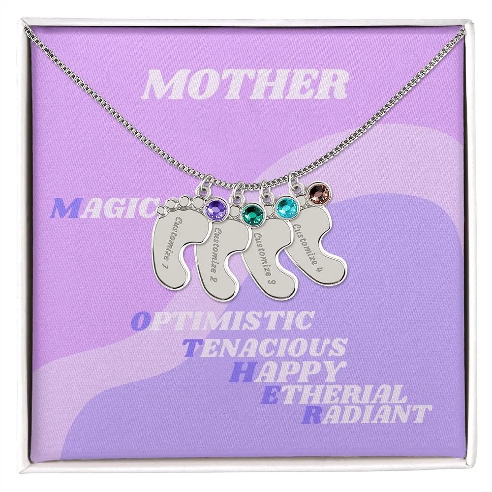 Personalized Mom Necklace, Custom Mothers Day Gift, Custom Mom Gift, Kids Name Necklace for Mom, Children Name Necklace, Baby Name Gift