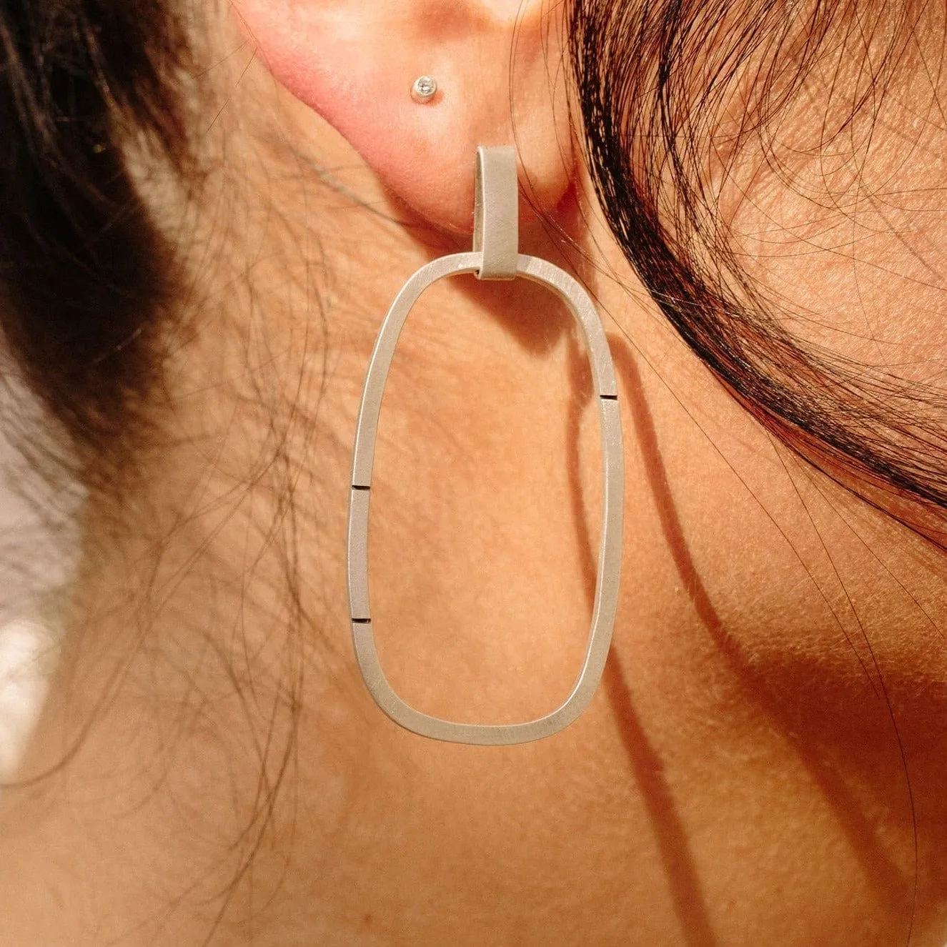 Silver Hybrid Earrings