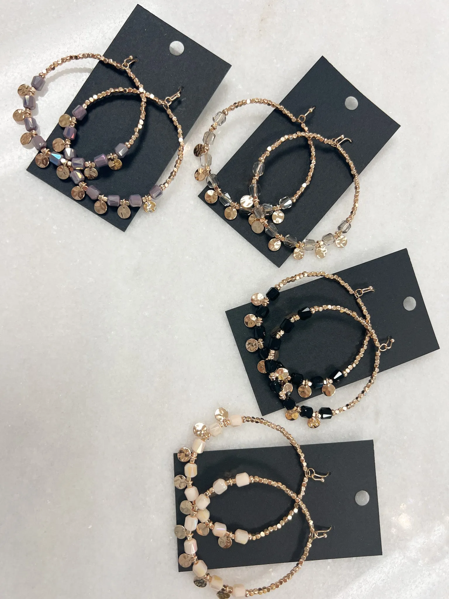 Simple   Fun Beaded Hoop