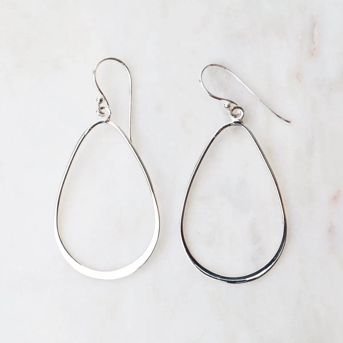 Sterling Silver Teardrop Earrings